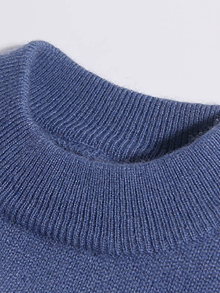 Kids Blue Pirate Whale and Bird Cashmere Sweater